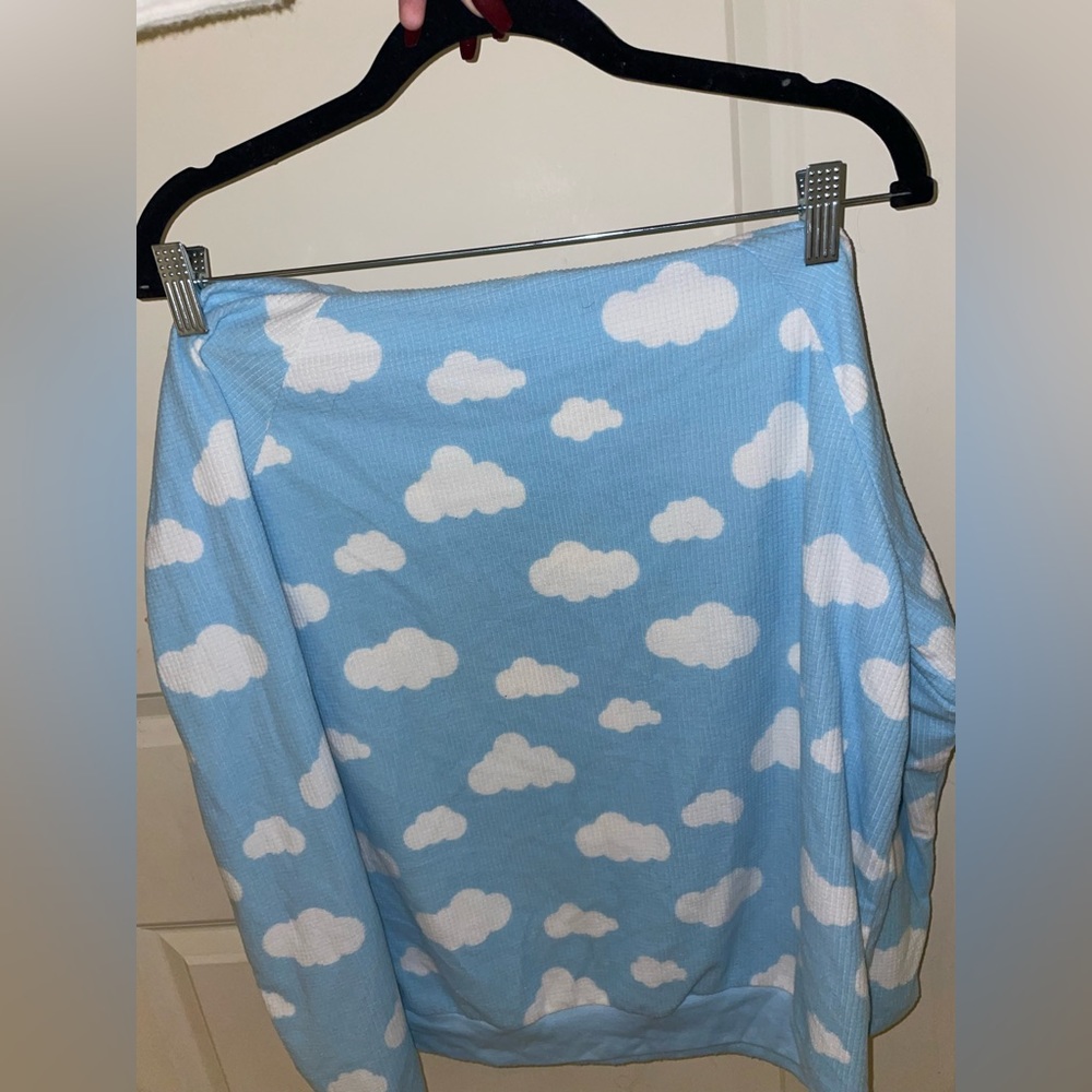 Cloud pajama top